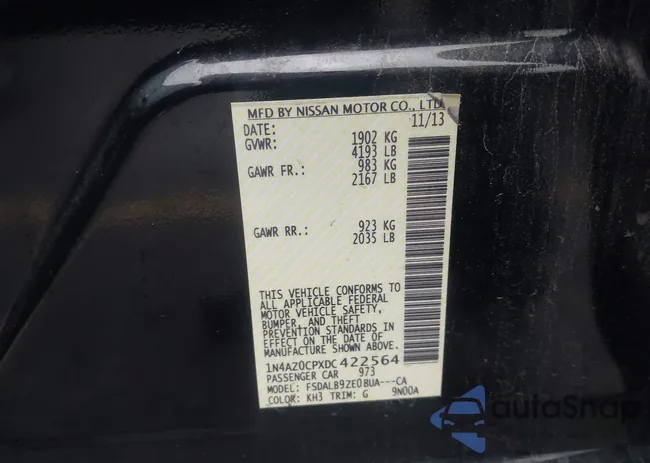 1N4AZ0CPXDC422564: 43474077