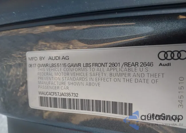 WAUC4CF57JA035732: 43475591