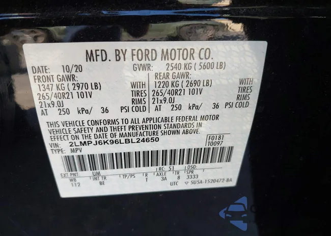 2LMPJ6K96LBL24650: 43475625