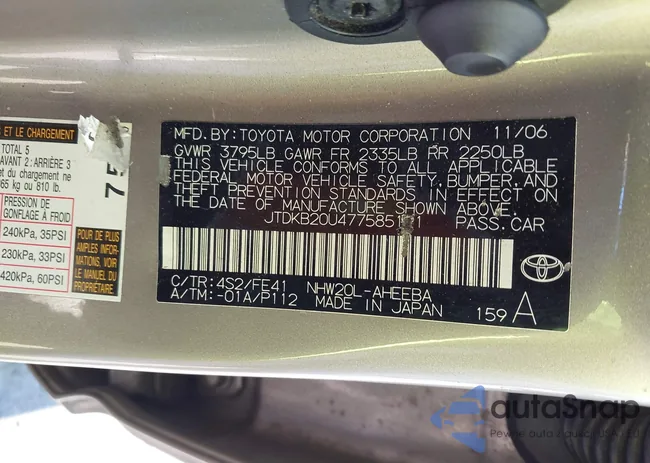 JTDKB20U477585121: 43475822