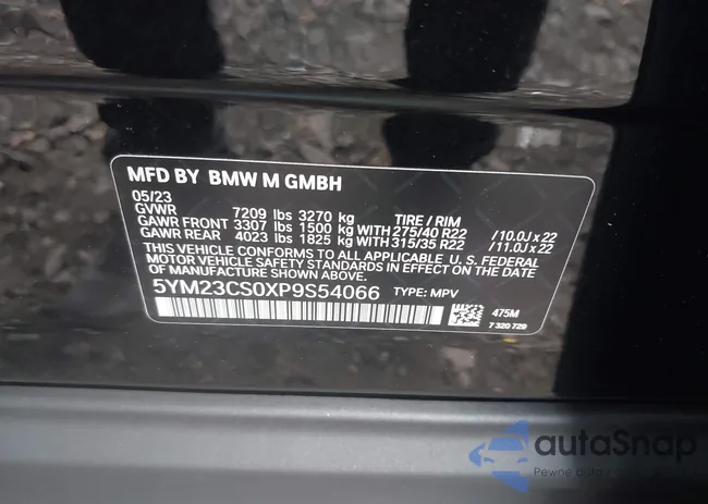 5YM23CS0XP9S54066: 43476044