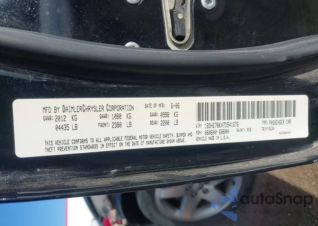 1B3HE78KX7D541676: 43475103