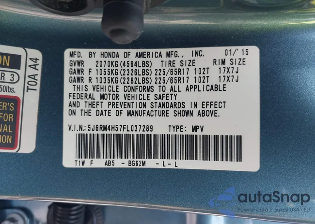 5J6RM4H57FL037289: 43475251