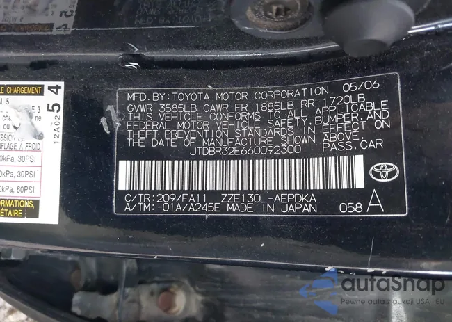 JTDBR32E660092300: 43475368