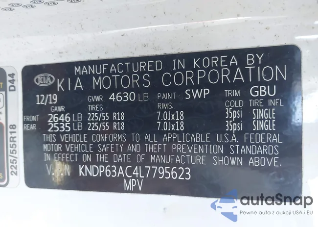 KNDP63AC4L7795623: 43475380