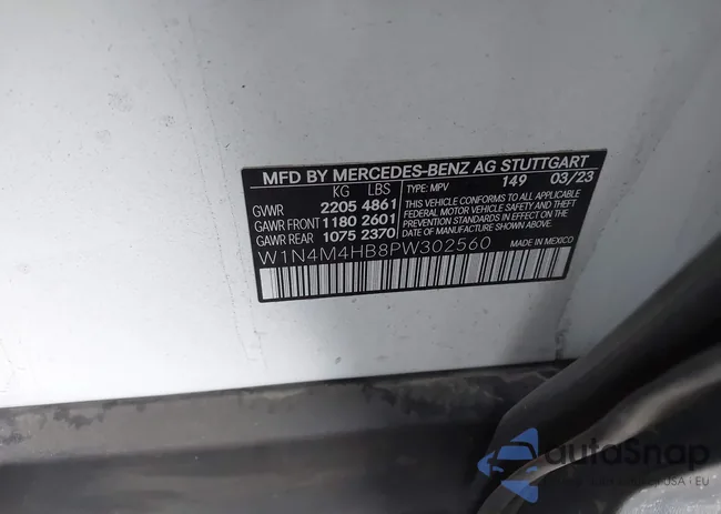 W1N4M4HB8PW302560: 43476817