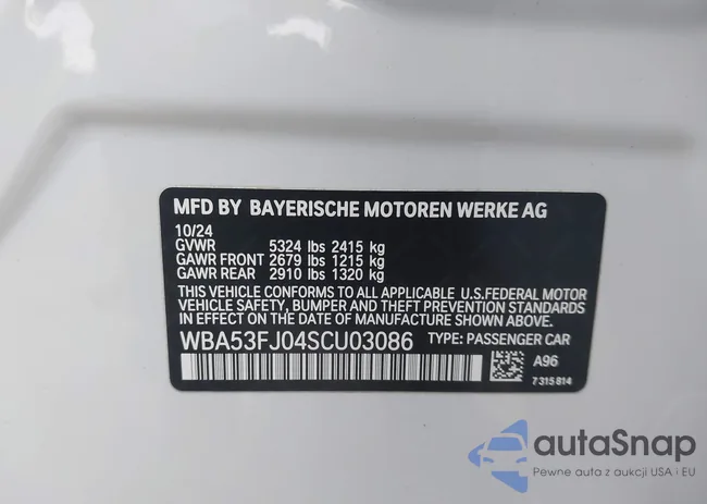 WBA53FJ04SCU03086: 43476819