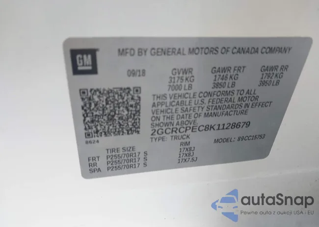 2GCRCPEC8K1128679: 43476206