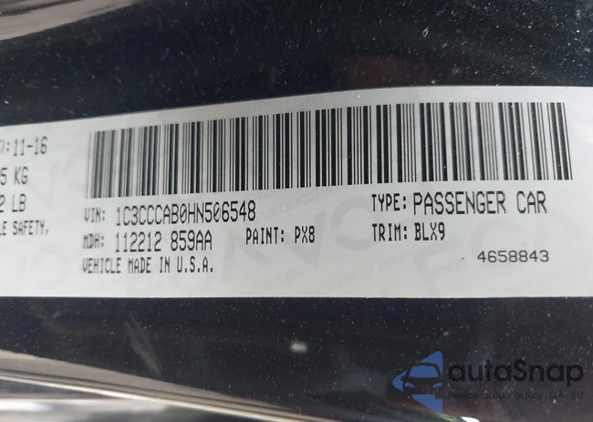 1C3CCCAB0HN506548: 43477467