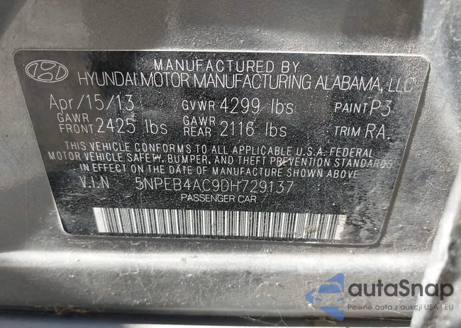 5NPEB4AC9DH729137: 43477484