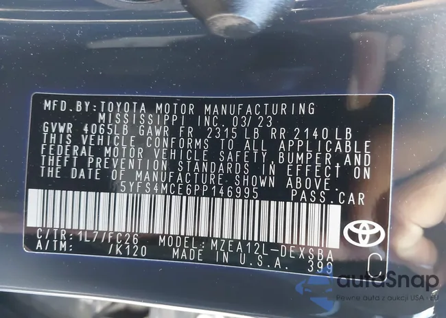 5YFS4MCE6PP146995: 43477947