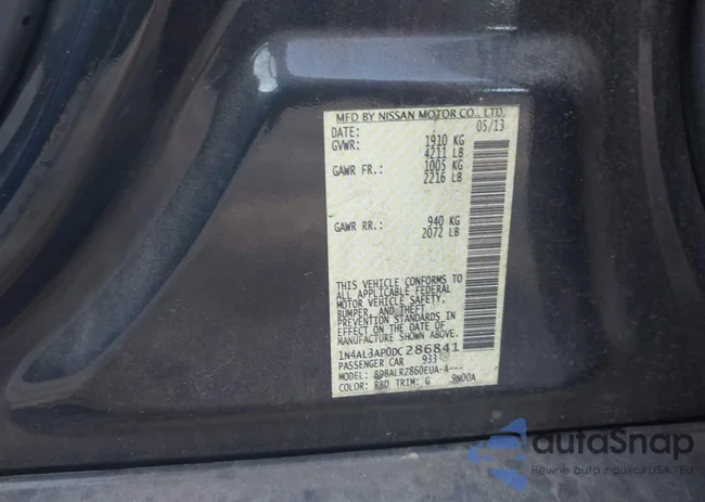 1N4AL3AP0DC286841: 43477219