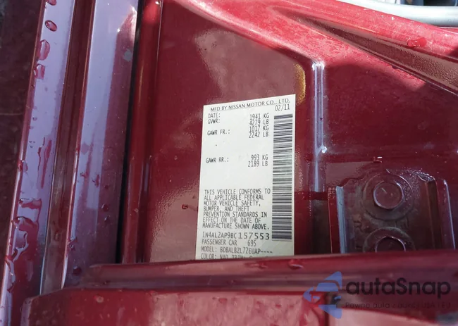 1N4AL2AP9BC157553: 43477328