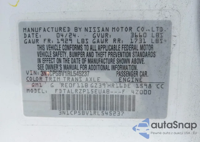 3N1CP5BV1RL545237: 43477362