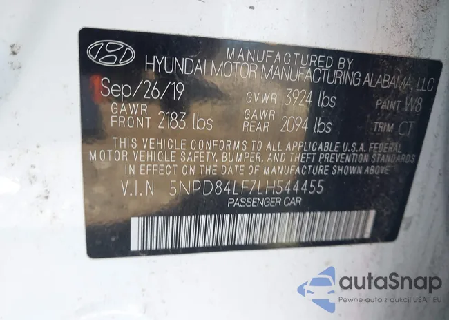 5NPD84LF7LH544455: 43477436