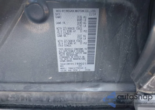 5N1AT2MT4FC789025: 43478827