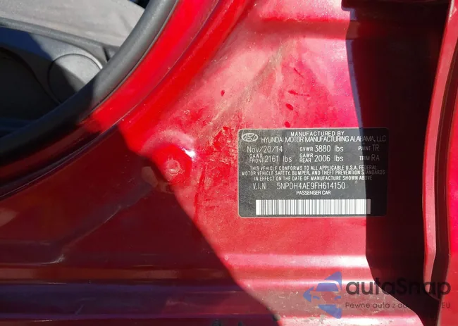 5NPDH4AE9FH614150: 43478908