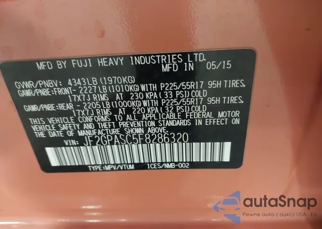 JF2GPASC5F8286320: 43479805