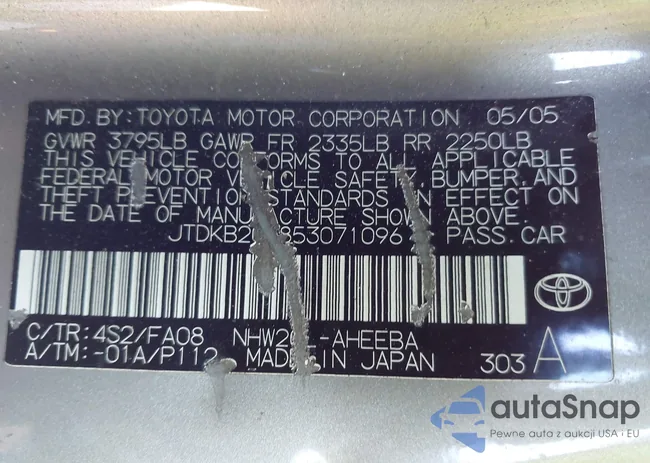 JTDKB20U853071096: 43479831