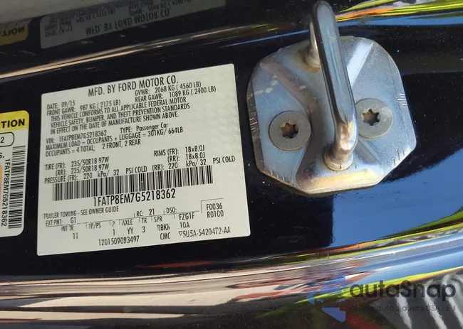 1FATP8EM7G5218362: 43479885