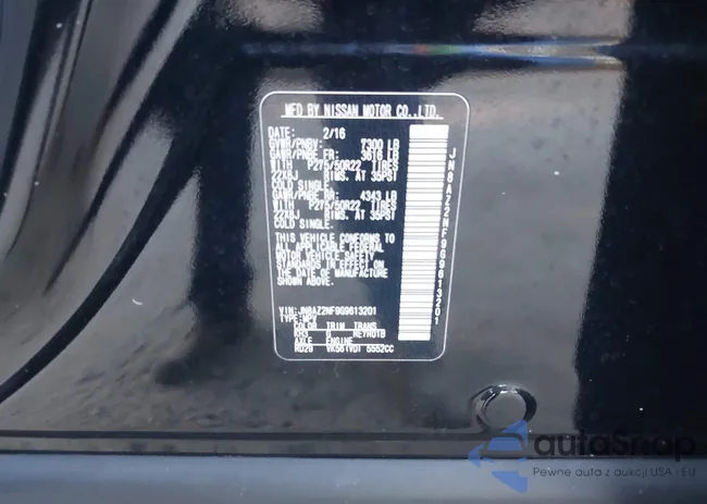 JN8AZ2NF9G9613201: 43479910