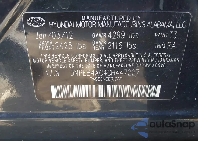 5NPEB4AC4CH447227: 43479932