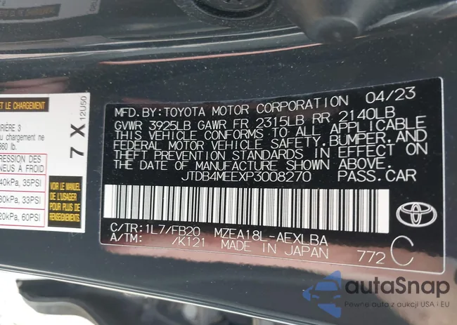 JTDB4MEEXP3008270: 43479141