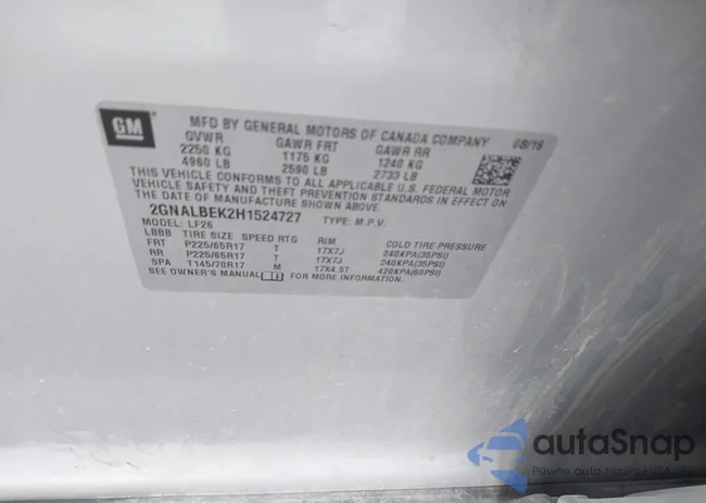 2GNALBEK2H1524727: 43479145