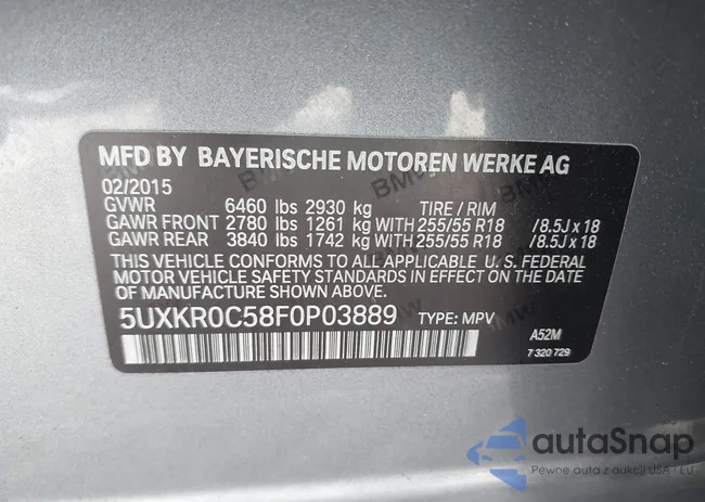 5UXKR0C58F0P03889: 43479153