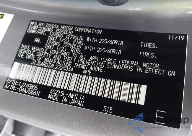 JTJSARDZ4L2228334: 43479284