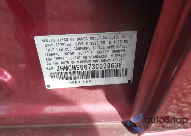 JHMCM56673C029636: 43479399