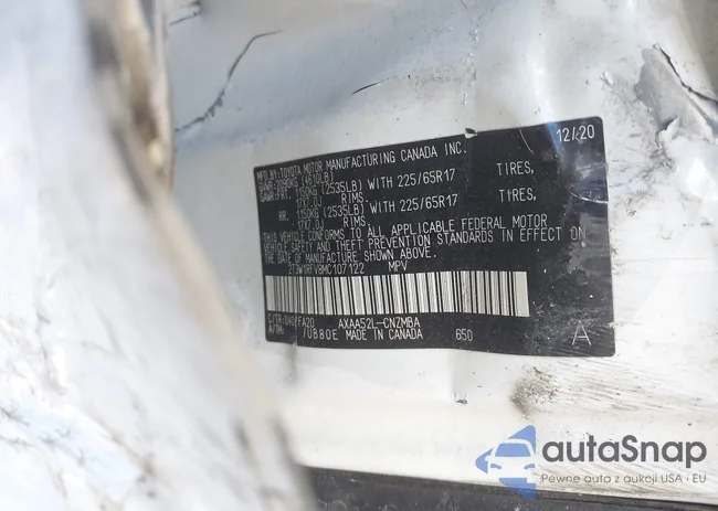 2T3W1RFV8MC107122: 43480745