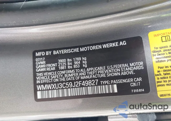 WMWXU3C59J2F49827: 43480843