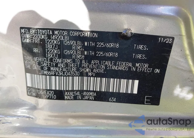 JTMB6RFV3RJ043530: 43480872