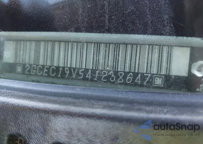 2GCEC19V541238647: 43480927