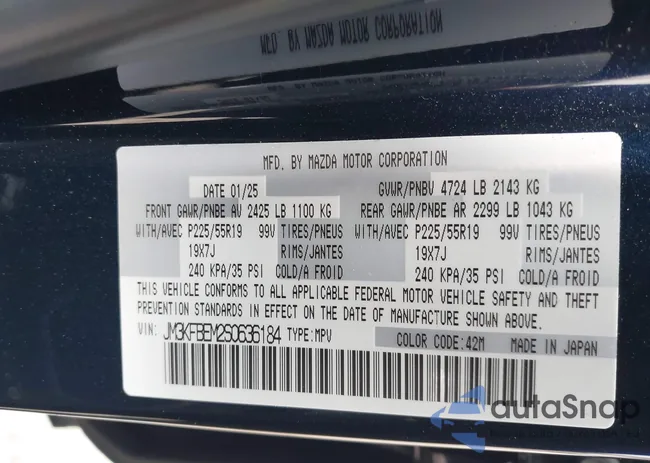 JM3KFBEM2S0636184: 43480185