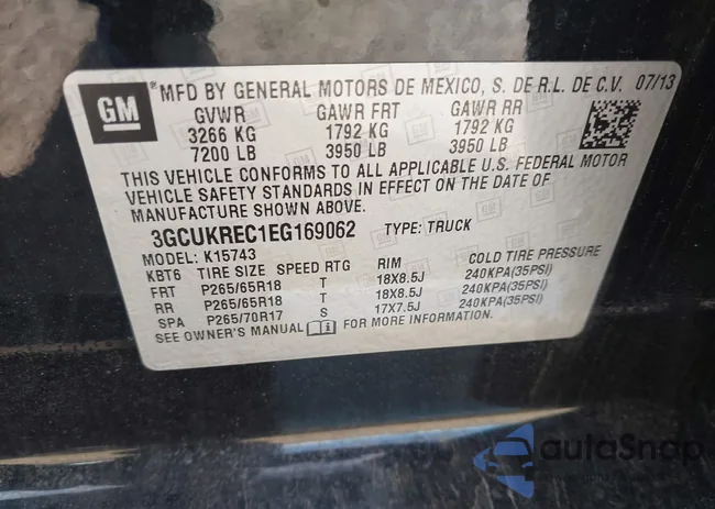 3GCUKREC1EG169062: 43481617