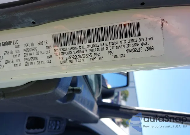 1J4PN2GK4BW562285: 43481622