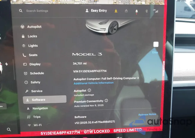 5YJ3E1EA6PF437714: 43481744