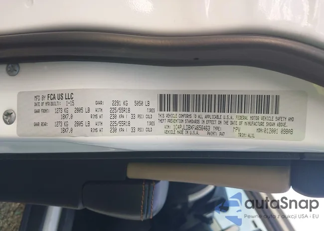 1C4PJLDBXFW656463: 43481090