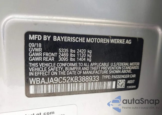 WBAJA9C52KB388933: 43481149