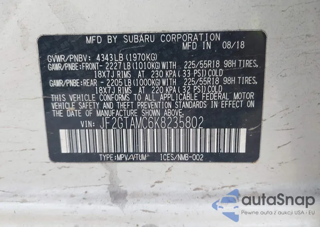 JF2GTAMC6K8235802: 43482524