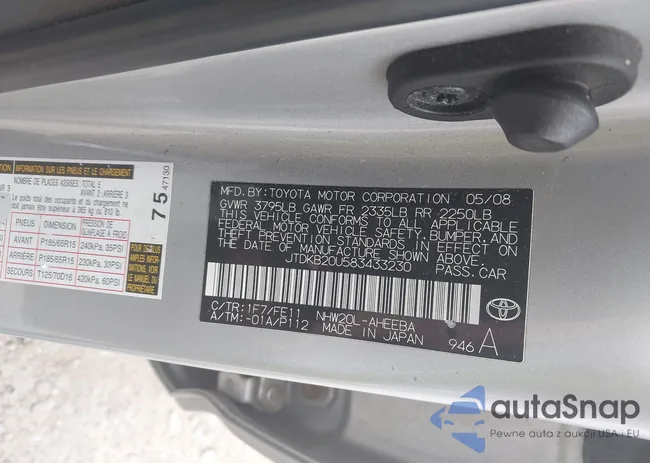 JTDKB20U583433230: 43482695