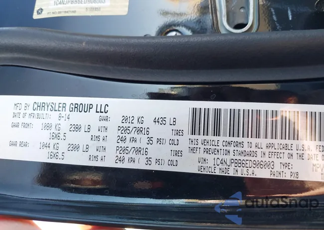 1C4NJPBB6ED906003: 43482792