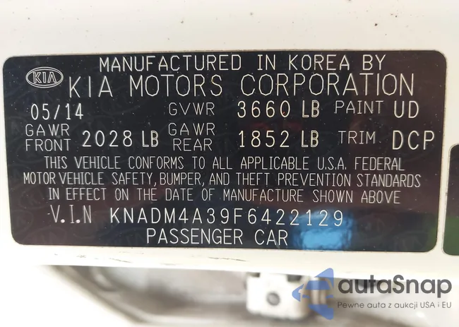 KNADM4A39F6422129: 43482193