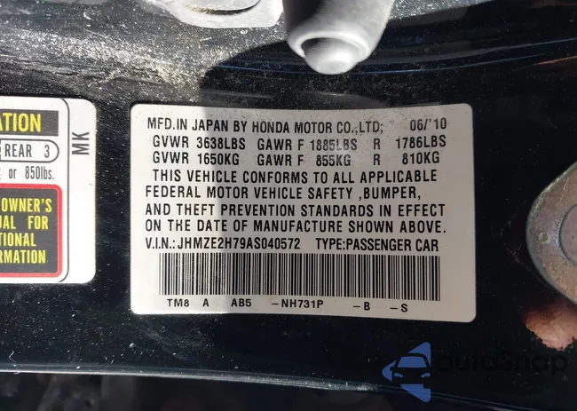 JHMZE2H79AS040572: 43482448