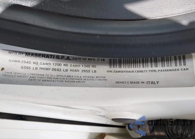 ZAM56YRA5K1308577: 43483483