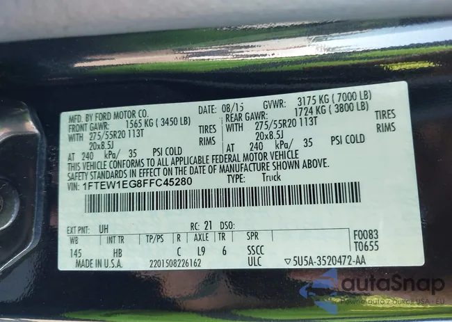 1FTEW1EG8FFC45280: 43483594