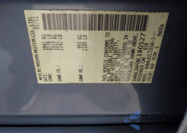 1N4AL2AP2BC180527: 43483976