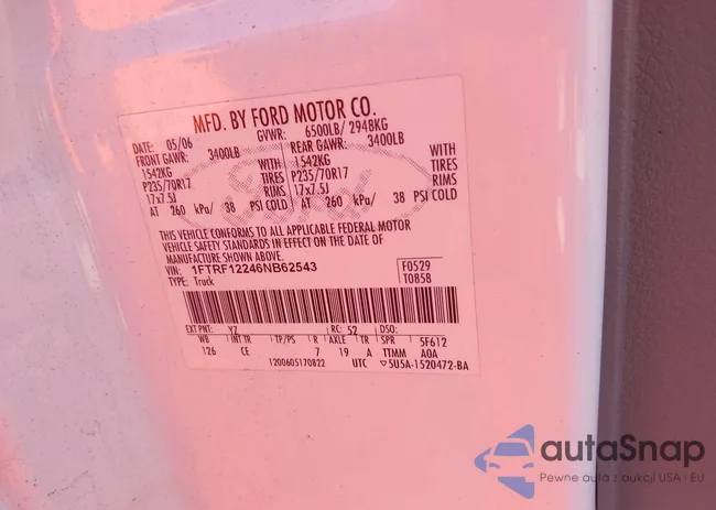 1FTRF12246NB62543: 43484017